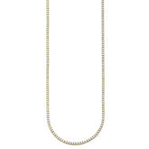 14k 6 carat Lab Grown Diamond VS/SI+ G+ Complete 18 inch Graduated Tennis Necklace